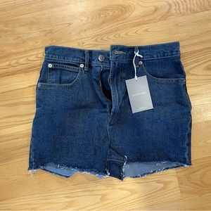 Everlane way high jean short NWT